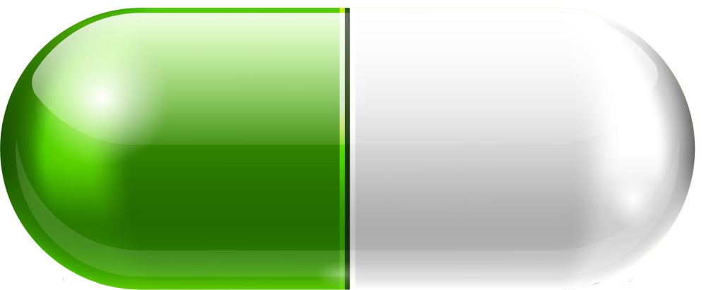 GreenWhite Pill
